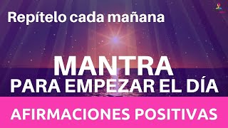 ☀️ DECRETOS de la MAÑANA ☀️  Afirmaciones para EMPEZAR el DIA con ENERGIA en POSITIVO  Mindset [upl. by Alphonso257]