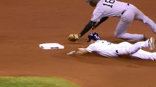 NYYTB Kiermaier races for double call stands [upl. by Solenne]