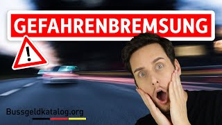 Achtung Gefahrenbremsung So berechnet ihr den Bremsweg 😱 [upl. by Yelssew]