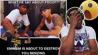 BENZINO JUST ORDERED HIS CASKET ⚰️😮 BEZINO  VULTURIUS EMINEM DISS [upl. by Darrill]