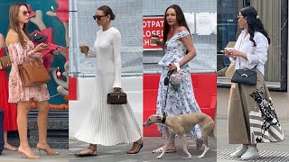 How people dress in London in the hot summer Street Fashion Summer 2024 Street Style Quiet Luxury [upl. by Iaras179]