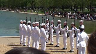 US NAVY CEREMONIAL GUARD  2010 NAVY DRILL TEAM [upl. by Assennej]