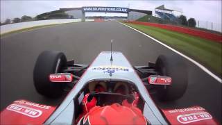 Formula Renault 35 Crash Silverstone [upl. by Aleahs]