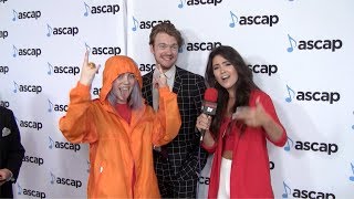 Billie Eilish and Finneas OConnell Interview 35th Annual ASCAP Pop Music Awards Red Carpet [upl. by Hatty]