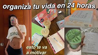 CÓMO ORGANIZAR TU VIDA EN 24 HORAS esto te va a motivar productividad hábitos saludables etc [upl. by Kenleigh175]