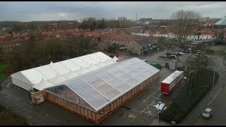 IJsbaan Winterland 1  Opbouw 10 dagen voor opening  Spijkenisse 2016 [upl. by Fachanan888]