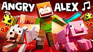 quotANGRY ALEXquot 🎵 VERSION A Minecraft Animation Music Video [upl. by Maclean]