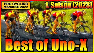 BEST OF UNOX KARRIERE 1  Pro Cycling Manager 2022 [upl. by Annasoh]