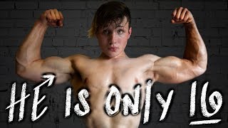 MOST AESTHETIC 16 YEAR OLD BODYBUILDER [upl. by Quenna]