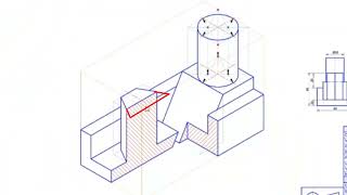 How to draw ISOMETRIC PROJECTIONS  Technical Drawing  Exercise 12 [upl. by Neerac]