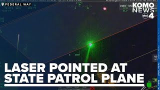 Man charged for pointing laser at Washington State Patrol airplane in flight [upl. by Meghan776]