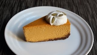 Pumpkin Cheesecake Recipe  How to Make Pumpkin Cheesecake [upl. by Harts]