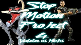 Stop Motion Project 4 Violator SPAWN VS Hicks ALIENS [upl. by Fording]