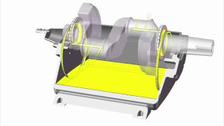 Piston Compressor Pressure Lubrication by DV Systems [upl. by Nossila]