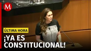 Senado de la República declara constitucional la reforma al Poder Judicial [upl. by Zobe]