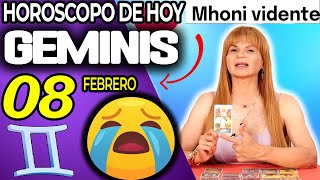 😭 𝐋𝐋𝐎𝐑𝐀𝐑𝐀𝐒 𝐂𝐎𝐍 𝐄𝐒𝐓𝐎 😭 MONHI VIDENTE 🔮 Horoscopo de hoy GEMINIS 8 DE FEBRERO 2024 ❤️ horóscopo diario [upl. by Odel]