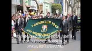 GALLARDETES Y MEDALLAS DE ORO COLEGIO MANUEL PARDO CHICLAYO LAMBAYEQUE [upl. by Gairc230]