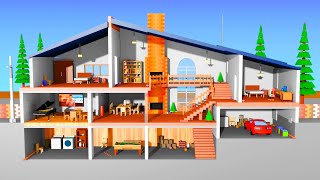 Earthquake Comparison  3D House [upl. by Ettenyar]