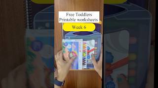 Toddler Worksheet Ideas  Free Printable Activity  Learning with Fun [upl. by Weissmann]