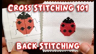 Cross Stitching 101 Back Stitching [upl. by Keifer]