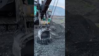 Large mining electric shovel construction site [upl. by Dilks]