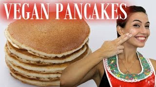 COME FARE UN PANCAKE VEGAN IN 3 MINUTI [upl. by Baynebridge]