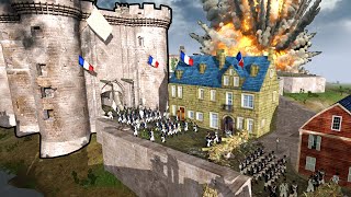 Can 100 French Guard Hold the BASTILLE Defense  Men of War French Revolution Mod [upl. by Mahmud]