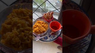 Making Buldak cream carbonara ramen and Prasuma spicy chicken momos 🍜🥟 [upl. by Eenert]