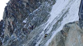 Rock Collapse  Goûter Route Goûter Couloir Mont Blanc [upl. by Costanzia]