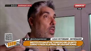 Lucas Victoriano entrenador de Instituto [upl. by Cruz]