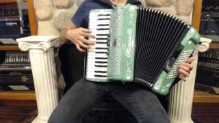 How to Play a 72 Bass Accordion  Lesson 1  Irish Reel in D Minor  Tamlin  Glasgow Reel [upl. by Ecniv]