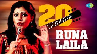 Best 20 Of Runa Laila  রুনা লায়লার সেরা ২০  HD Songs  One Stop Jukebox [upl. by Terzas]