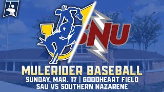 Baseball Southern Arkansas vs Southern Nazarene 31724 [upl. by Byrn]