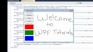 WPF Tutorial 14  InkCanvas [upl. by Zumstein582]