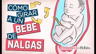 ¡BEBÉ de NALGAS 😳🔄 Ejercicios para GIRARLO antes del parto [upl. by Other]