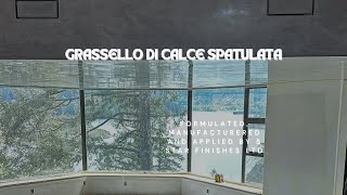 Grassello Di Calce Spatulata Venetian Plaster High Gloss Finish  5StarFinishes  venetianplaster [upl. by Gusti]