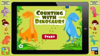 Counting With Dinosaurs  Kids Learn to Count [upl. by Aehsan]