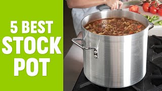 5 Best Stock Pot For Cooking [upl. by Yrrek]