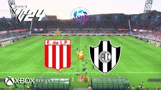 EA FC 24  Estudiantes vs Central Córdoba  Liga Argentina  Next Gen  Series X 4K 60FPS [upl. by Nameerf]