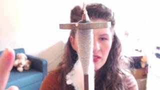 Lace Spinning Fiber Focus Cashmere  How To  Tutorial  Expertly Dyed [upl. by Oxley428]