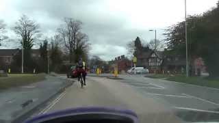 Andover Hants Hampshire Drive between Millstream Cl amp Mylen Rd First part Feb 2015 [upl. by Avle]