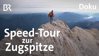 Speedbergsteigen Von München auf die Zugspitze amp zurück in 24 Stunden  BergaufBergab  Doku  BR [upl. by Ynnub171]