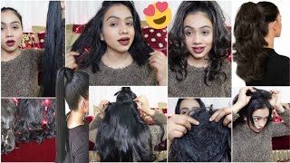 Hair Extension Tutorial Best amp Affordable Hair Extension Collection  How To Wear Hair Extensions [upl. by Alberto987]