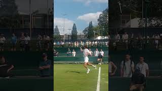 Matteo Martineaus Perfect Grass Court Play at Wimbledon wimbledon tennis [upl. by Hinze]