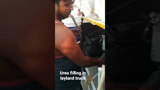 Urea filling in leyland truck [upl. by Vanthe]