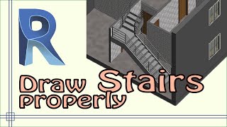 Revit  How to draw Stairs properly [upl. by Rubie]