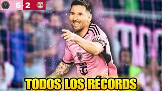 🚨 TODOS los RÉCORDS que rompió MESSI con su REPOKER de ASISTENCIAS y GOL contra NEW YORK RB 🤩 [upl. by Ariaj602]