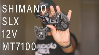 Unboxing do novo Shimano SLX M7100 de 12v [upl. by Euqinaj]