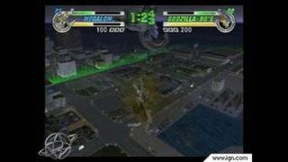 Godzilla Destroy All Monsters Melee GameCube Gameplay [upl. by Yeleak]