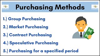 No85  Purchasing Methods  with Example [upl. by Ielak]